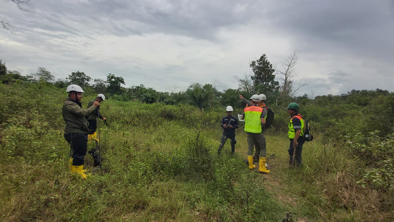 Bappeda dan BGR Memantau Pilot Site Reklamasi PCE - 2