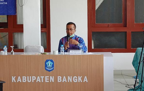 Jadi Narasumber FKP, Sekretaris Bappeda Babel Sampaikan Arah Kebijakan Pembangunan Kewilayahan Kabupaten Bangka Tahun 2022