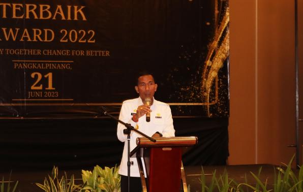 Pj. Gubernur Buka Penyerahan PD Awards 2022 dan Pasca-Musrenbang RKPD 2024