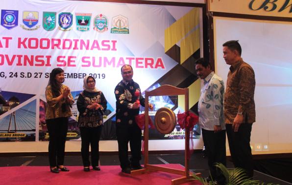 Gubernur Erzaldi Buka Rapat Teknis Penyusunan Rencana Aksi Memorandum Of Rafflesia Provinsi Se-Sumatera