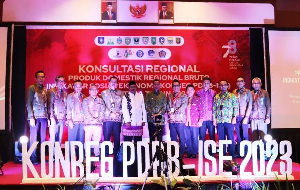  Pj Gubernur Suganda Buka Konreg PDRB-ISE se-Sumatera Tahun 2023