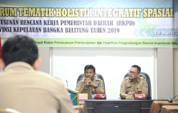 Bappeda Kep. Babel Gelar Forum Tematik, Holistik, Integratif dan Spasial
