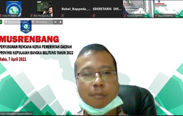 Hari Kedua Musrenbang RKPD, Bappeda Babel Gelar Sidang Kelompok