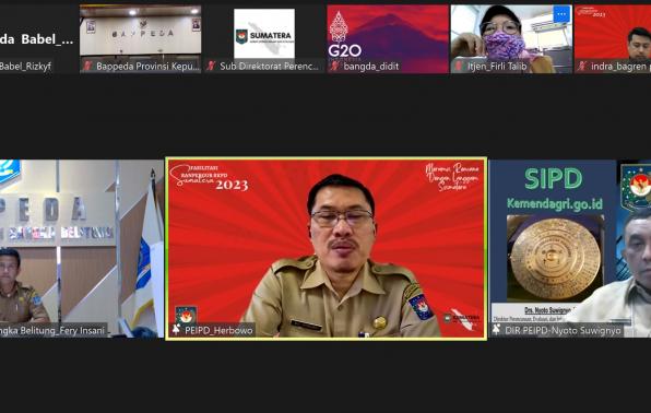 Kemendagri Fasilitasi RKPD Provinsi Kepulauan Bangka Belitung Tahun 2023