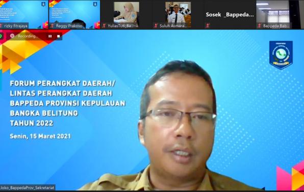 Bappeda Babel Gelar Forum Perangkat Daerah Tahun 2021