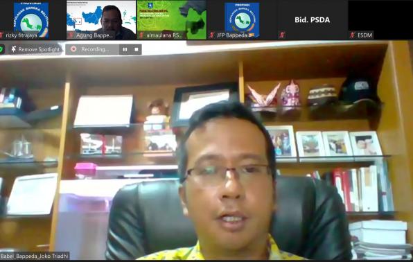 Bappeda Babel Sosialisasikan Surat Edaran Penyempurnaan Renja Perangkat Daerah dan Penetapan Pagu Indikatif Perangkat Daerah Tahun 2022