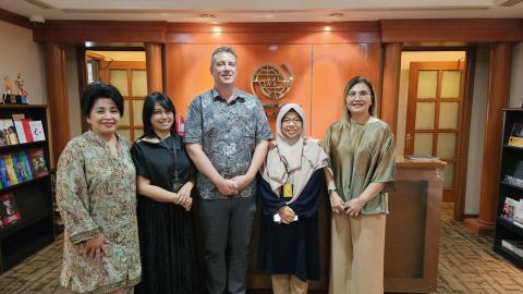 Penerjemah Bappeda Magang di UN Migration-IOM