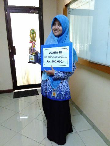 Siti Aminah Juara III Lomba Pengucapan Panca Prasetya Hut KORPRI 2015