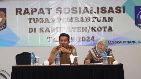 Optimalkan Tugas Pembantuan, Pemprov Babel Gelar Sosialisasi