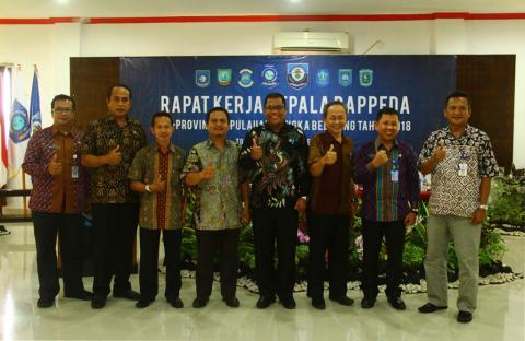 Kepala Bappeda se-Babel Sepakat Tingkatkan Sinergi dan Peran Sektor Dalam Percepatan Pembangunan Kawasan Strategis