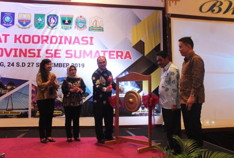Gubernur Erzaldi Buka Rapat Teknis Penyusunan Rencana Aksi Memorandum Of Rafflesia Provinsi Se-Sumatera