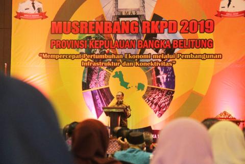 Buka Musrenbang, Gubernur Kep. Babel Paparkan Lima Prioritas Tahun 2019