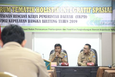 Bappeda Kep. Babel Gelar Forum Tematik, Holistik, Integratif dan Spasial