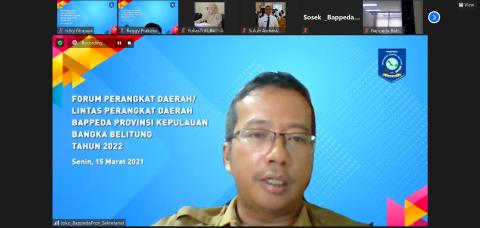 Bappeda Babel Gelar Forum Perangkat Daerah Tahun 2021