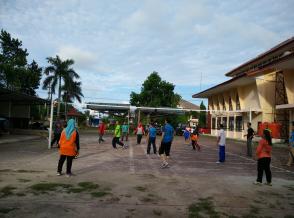 Pertandingan Voli Antar Bidang Bappeda Provinsi